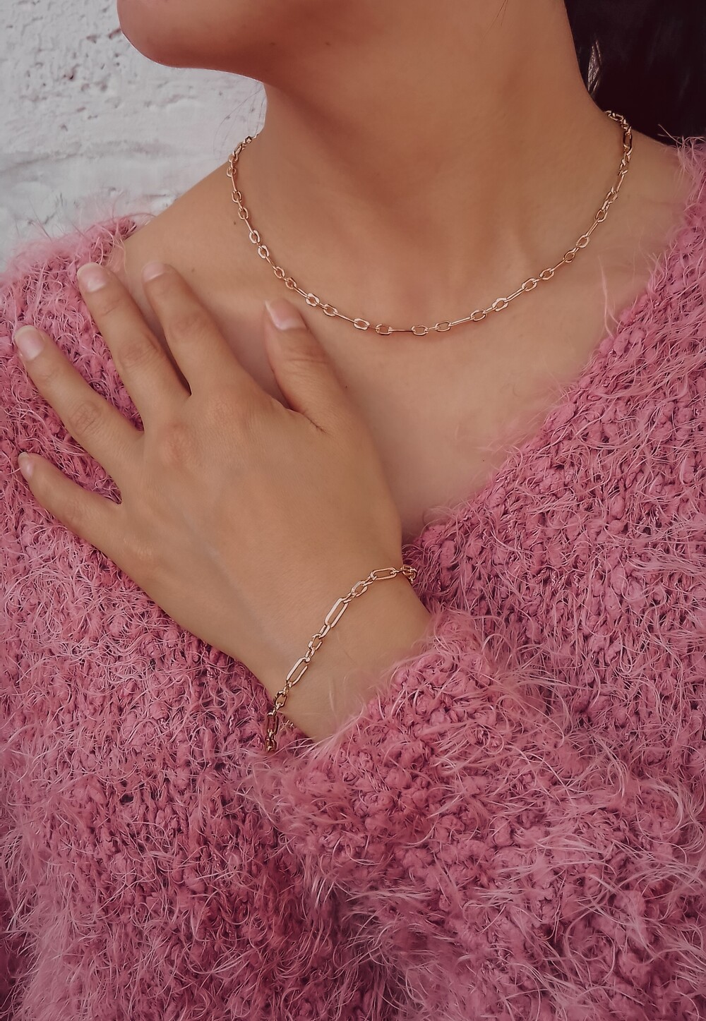 Producto Pulsera y Collar Eslabón